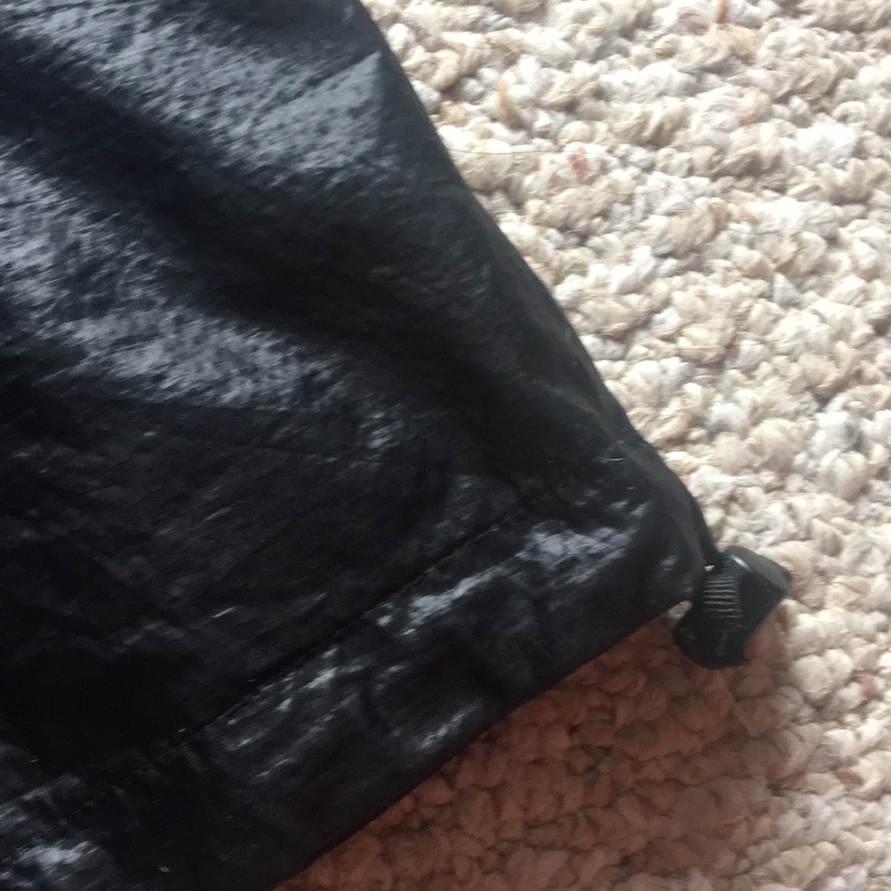 Nike NSW Casual windbreaker windrunner black packable jacket long black FC cinch - Picture 4 of 16